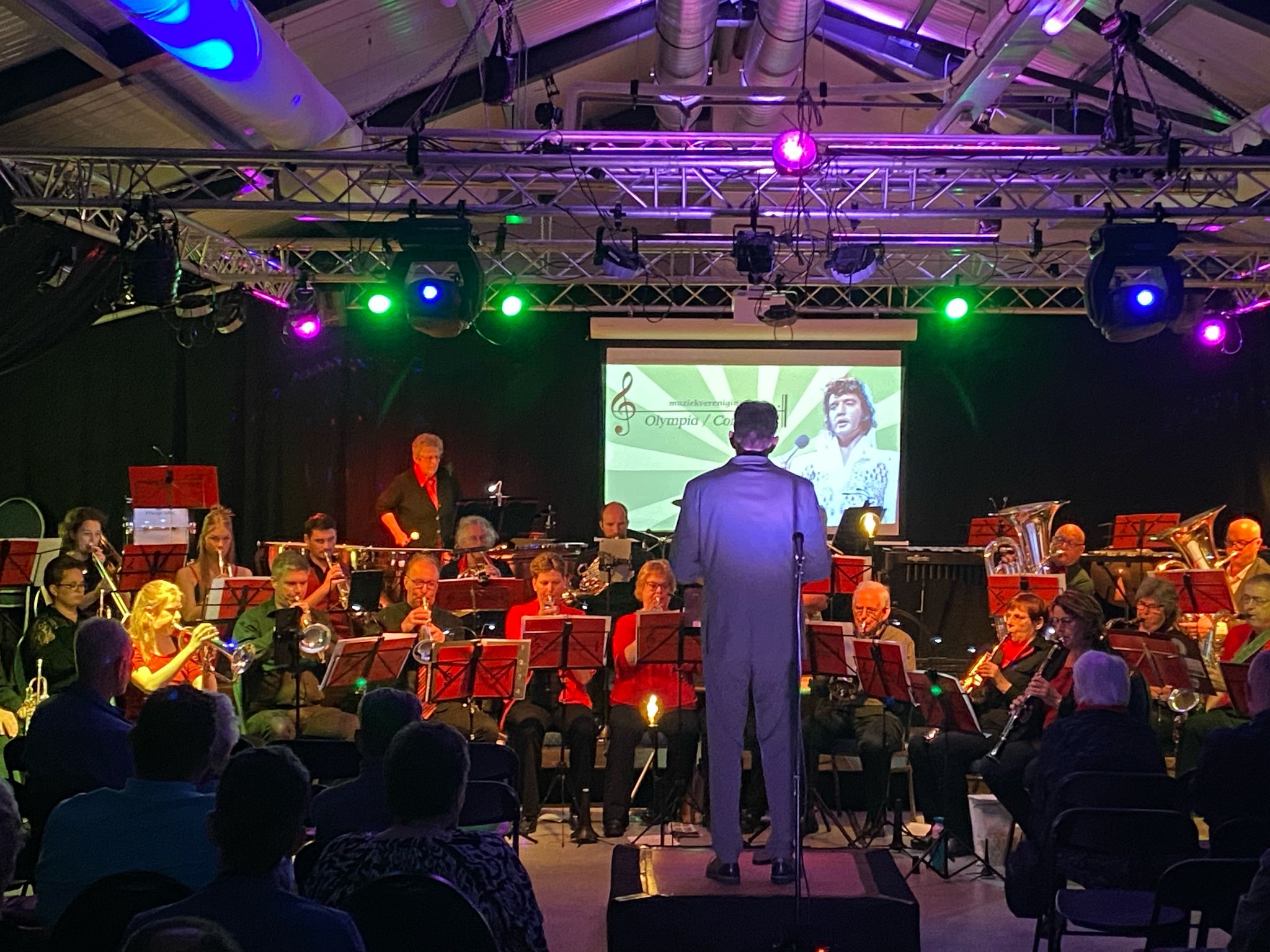 Fanfare tijdens voorjaarsconcert 2025.