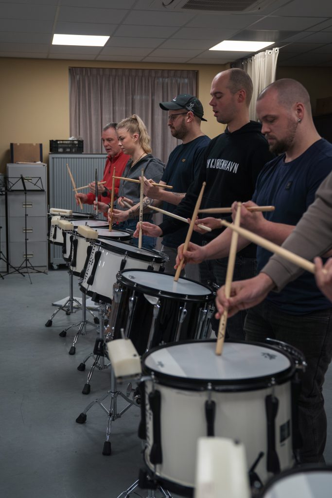 Repetitie slagwerkgroep muziekvereniging Olympia / Con Brio.